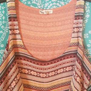 All about a girl sleeveless blouse